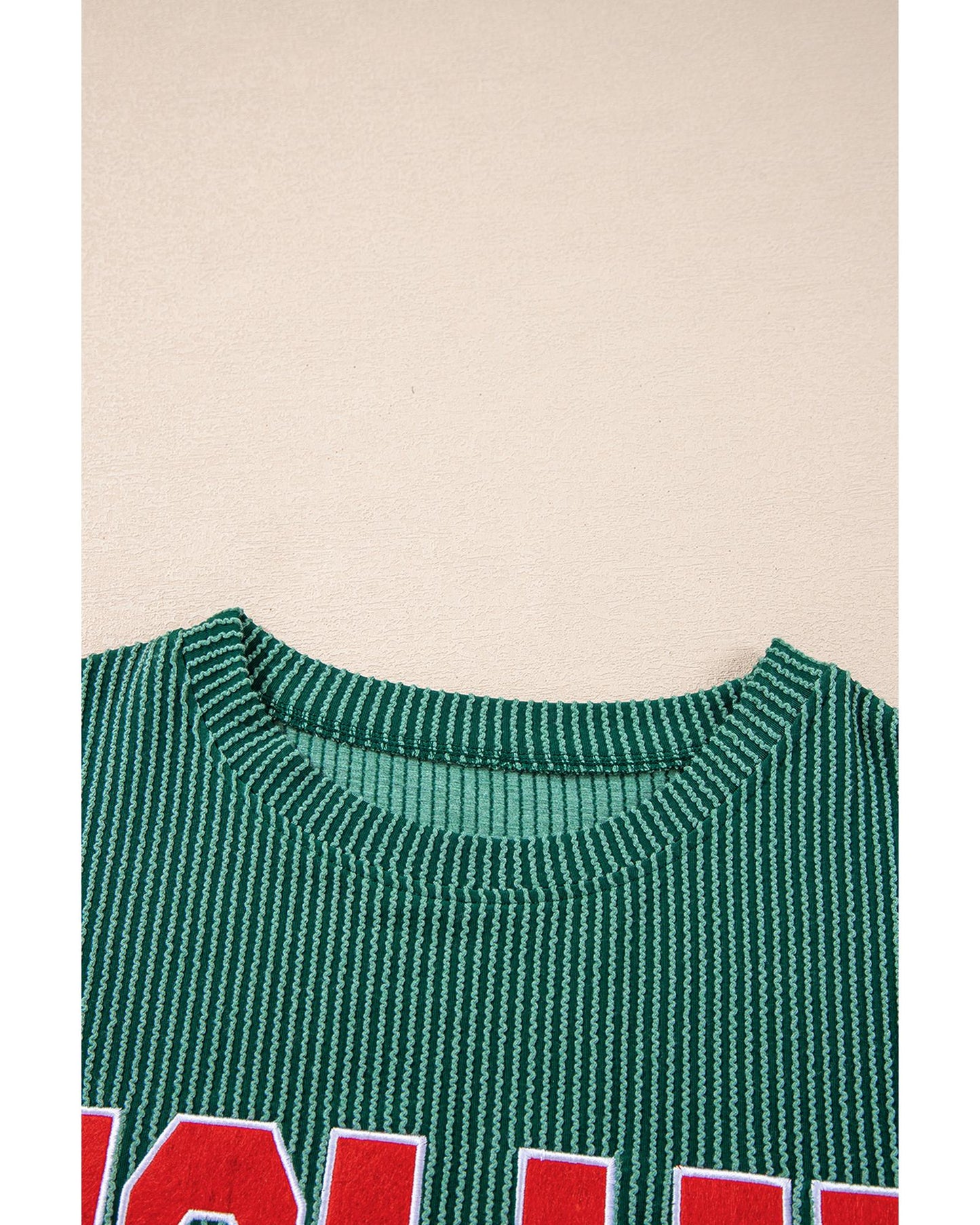 Evergreen JOLLY Corded Long Sleeve Top and Pockets Pants Set - XL