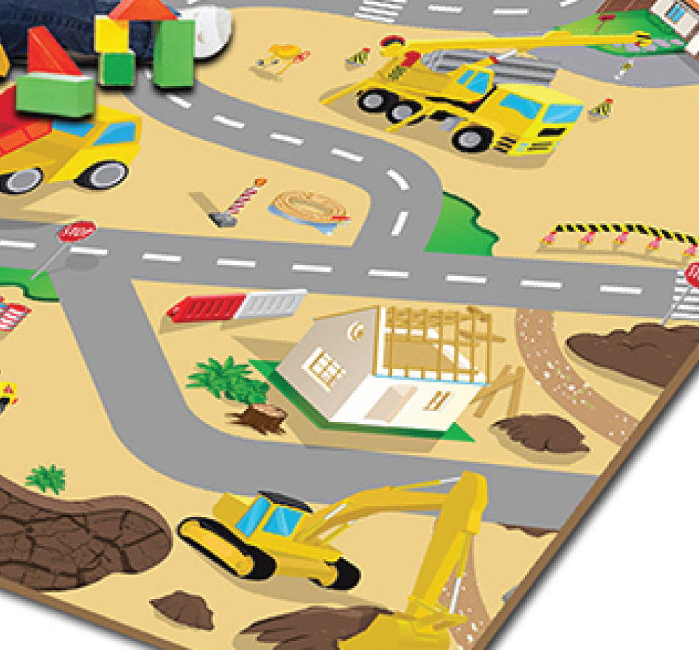 ROLLMATZ CONSTRUCTION DESIGN Play Mats Game for Kids