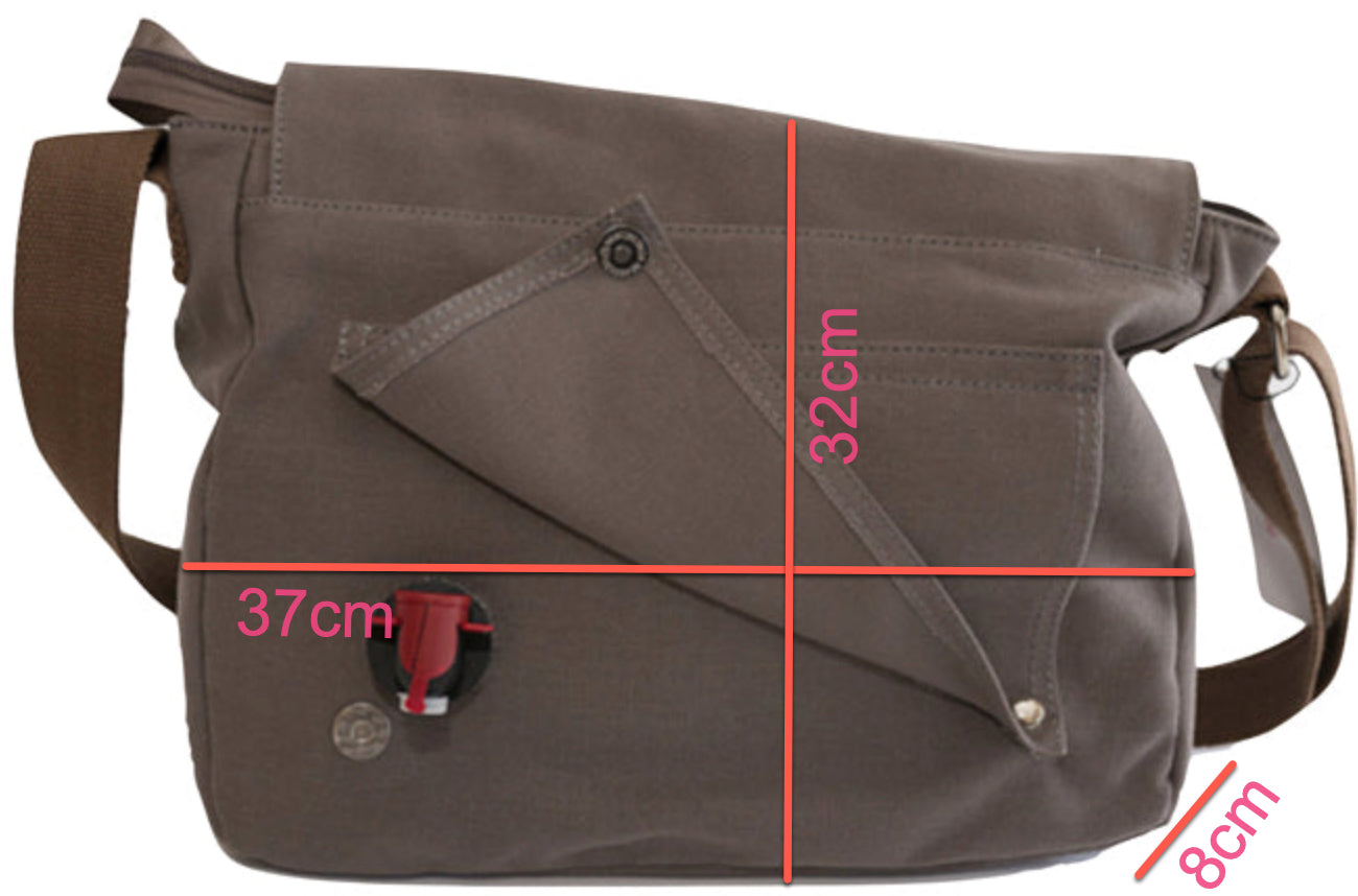 Insulated Wine Bag for MEN! Carry + Pour Wine Direct from your Bag!