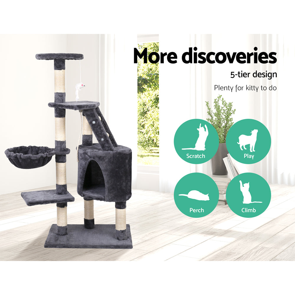 Scratching post cat furniture wood tree