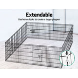 dog play pen wire cage lockable fence