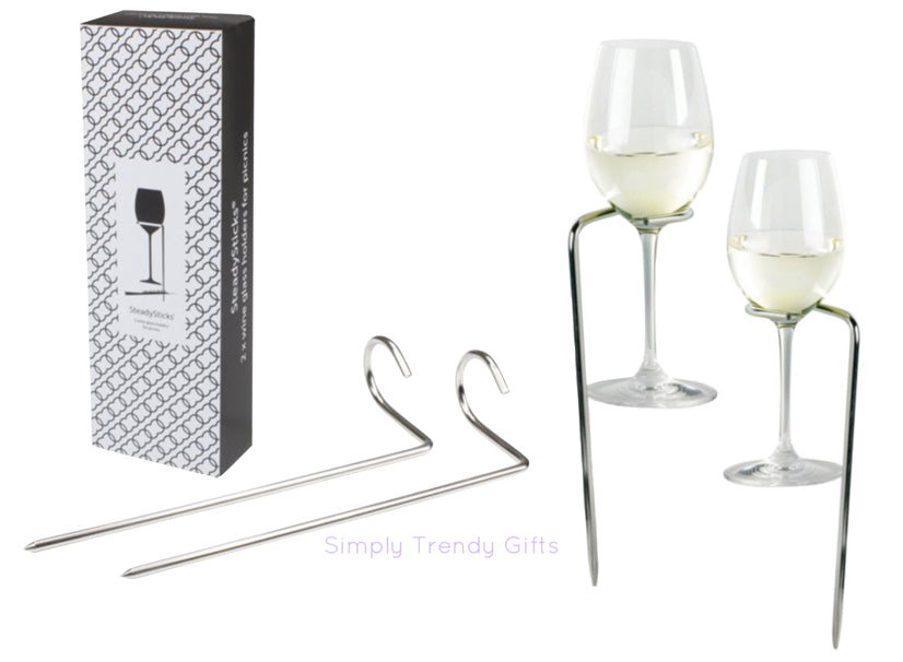 Steady sticks clearance wine glass holders