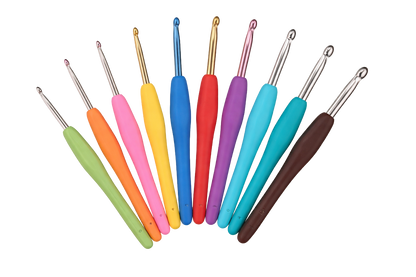 Crochet Starter Kit – All in 1 Travel Set with Yarn Hooks & Accessories Flamingo