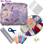 Crochet Starter Kit – All in 1 Travel Set with Yarn Hooks & Accessories Swan Princess