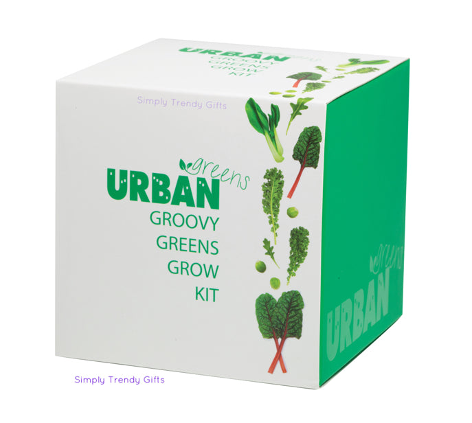 Grow Kit - Groovy Greens Urban Greens - Seeds Plants Healthy On Trend - Grow Your Own