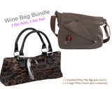 Gift Bundles Wine Handbag for LADIES + Wine Bags for Men- Buy together and save!