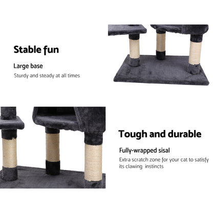 Scratching post cat furniture wood tree