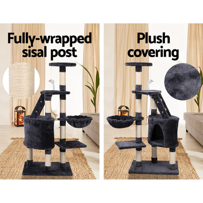 Scratching post cat furniture wood tree