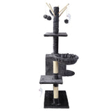 pet cat tree scratching post tower wood play cats