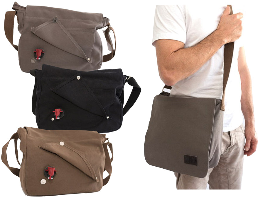 Insulated Wine Bag for MEN! Carry + Pour Wine Direct from your Bag!