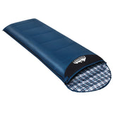 Weisshorn Sleeping Bag Single Thermal Camping Hiking Tent Blue 0�C