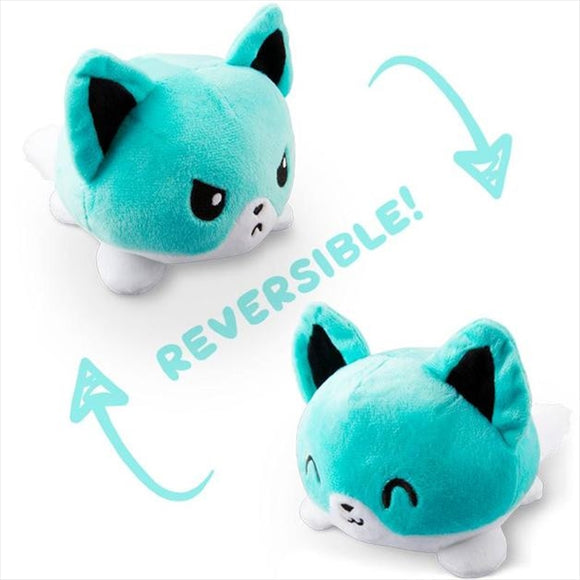 Reversible Plushie - Fox Blue/White