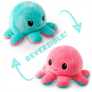 Reversible Plushie - Octopus Light Pink/Light Blue