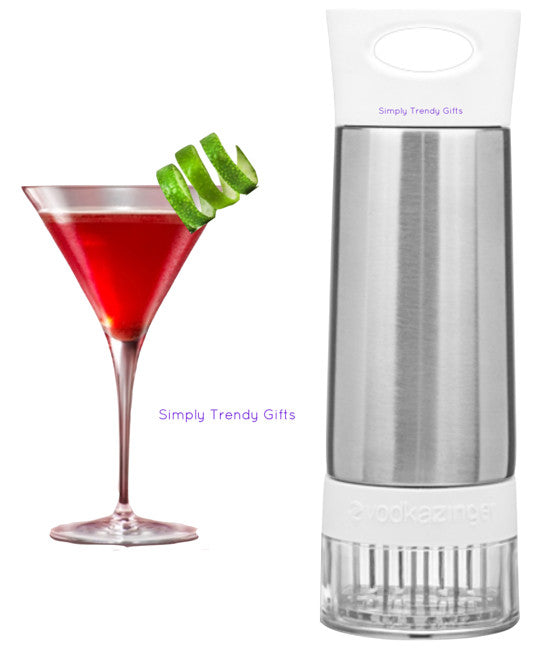 2 x Stainless Steel Fruit Reemer Flask, Create Fruit Infused drinks, Cocktails, Mixed Berry Juices with the Fruit Zinger